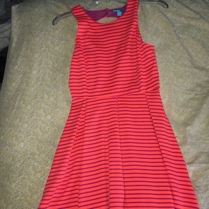 No Sleeved Striped Dress